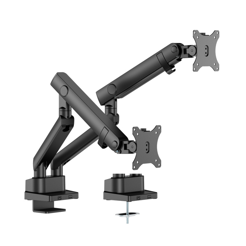 Twisted Minds Dual Screen Slim Heavy-Duty Mechanical Spring Monitor Arm – TM-84-C012