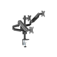 Twistedminds Premium Triple Monitors Aluminum Pole Mounted Gas Spring Monitor Arm – TM-26-C018P