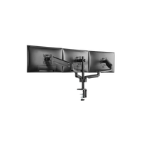 Twistedminds Premium Triple Monitors Aluminum Pole Mounted Gas Spring Monitor Arm – TM-26-C018P