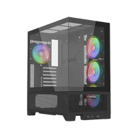 Twisted Minds Phantek - 07 Mid Tower Gaming Case - Black - TM-245-3-B
