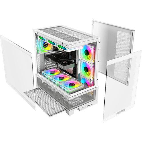 Twisted Minds Phantek - 07 Mid Tower Gaming Case - TM-245-3-W