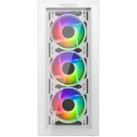 Twisted Minds Manic Shooter-03 Tempered Glass Mid Tower Gaming Case - TM-350-18-W