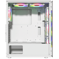 Twisted Minds Manic Shooter-03 Tempered Glass Mid Tower Gaming Case - TM-350-18-W