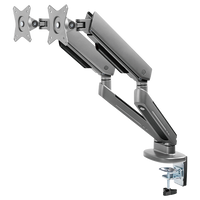 Twisted Minds Identity Premium Dual-Monitor Gaming Monitor Arms with RGB Lighting TM-54-C012-G