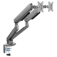 Twisted Minds Identity Premium Dual-Monitor Gaming Monitor Arms with RGB Lighting TM-54-C012-G