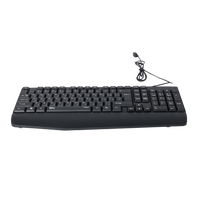Twisted Minds K12 Kavara Series 2in1 Combo Wired Mode Lightweight - Black - (English / Arabic) Layout