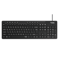 Twisted Minds K19 Kavara Series 2in1 Combo Wired Mode Lightweight - Black - (English / Arabic) Layout