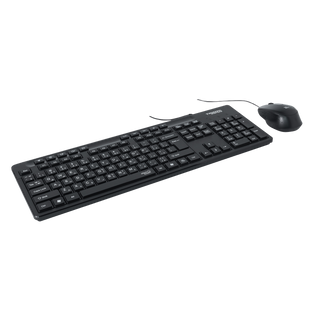 Twisted Minds K19 Kavara Series 2in1 Combo Wired Mode Lightweight - Black - (English / Arabic) Layout - TM-COMB-K19