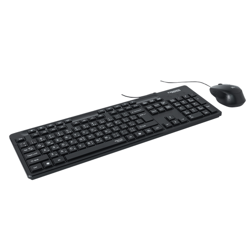 Twisted Minds K19 Kavara Series 2in1 Combo Wired Mode Lightweight - Black - (English / Arabic) Layout - TM-COMB-K19