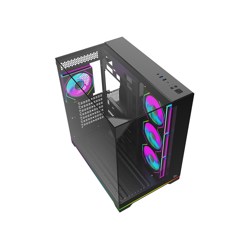 wisted Minds ELITE Gaming Case Mid Tower Black– TM-ELITE-B