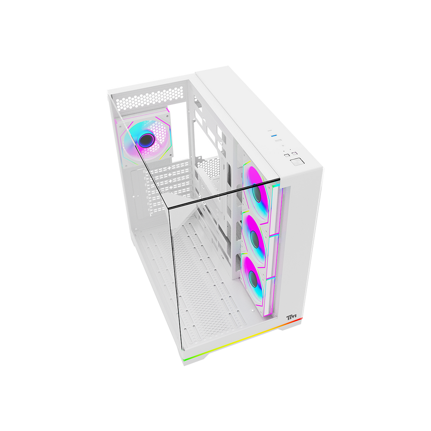 Twisted Minds ELITE Gaming Case Mid Tower White– TM-ELITE-W
