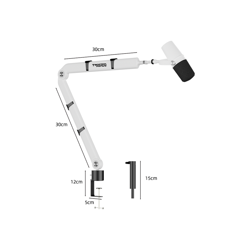 Twisted Minds Flex I Series Standard pole Micphone Arms- TM-F111-HP