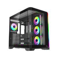 FLUXTwisted Minds FLUX Gaming Case Mid Tower Black – TM-FLUX-B