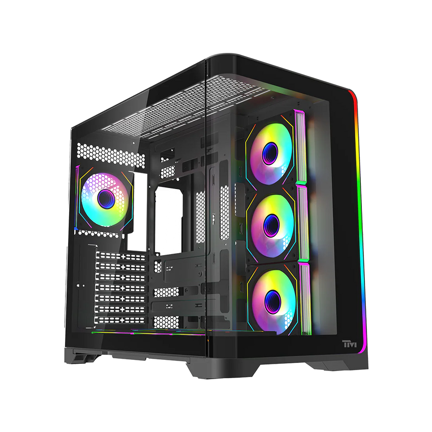 FLUXTwisted Minds FLUX Gaming Case Mid Tower Black – TM-FLUX-B