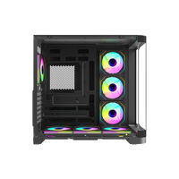 FLUXTwisted Minds FLUX Gaming Case Mid Tower Black– TM-FLUX-B