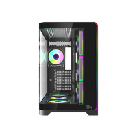 FLUXTwisted Minds FLUX Gaming Case Mid Tower Black– TM-FLUX-B