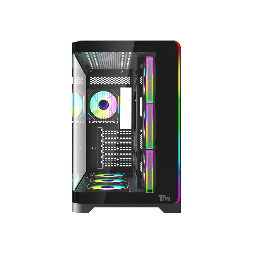 FLUXTwisted Minds FLUX Gaming Case Mid Tower Black– TM-FLUX-B