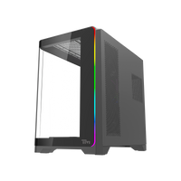 FLUXTwisted Minds FLUX Gaming Case Mid Tower Black– TM-FLUX-B