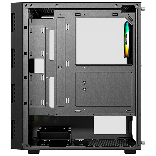 Twisted Minds Titan Glass Mid Tower Gaming Case - Black  TM-GM-III-B
