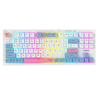 Twisted Minds TM-MK75-WL Spectrum Pro Series 75% Compact Size 87 keys Wireless Membrane Keyboard - (English / Arabic) Layout