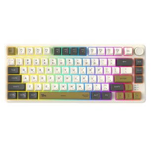 Twisted Minds Imperium Pro Series TM-MK75-WPRO 75% Compact Size 80 Keys Wired Membrane Keyboard - (English / Arabic) Layout - TM-MK75-WPRO