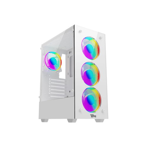 Twisted Minds NOVA Gaming Case Mid Tower - White - TM-NOVA-W