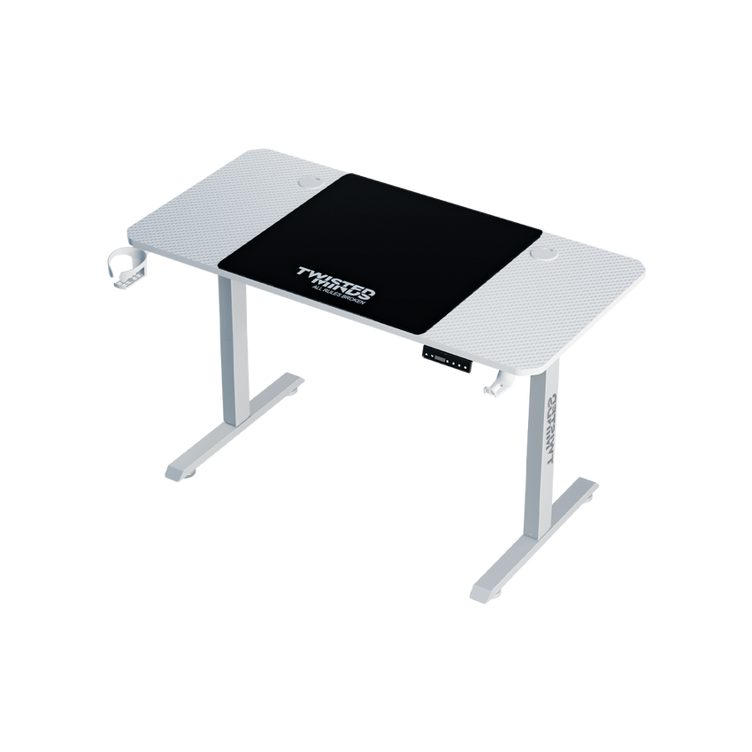 Twisted Minds TM-PARADOX120-W Gaming Desk - White - TM-PARADOX120-W