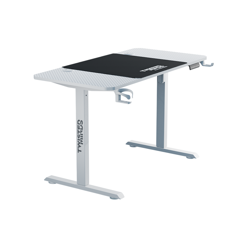Twisted Minds TM-PARADOX120-W Gaming Desk - White - TM-PARADOX120-W