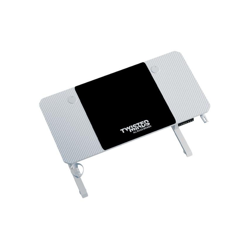 Twisted Minds TM-PARADOX120-W Gaming Desk - White - TM-PARADOX120-W