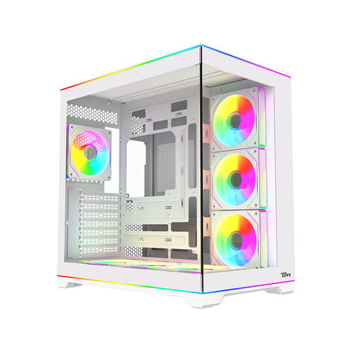 Twisted Minds RAMPAGE Gaming Case Mid Tower - White - TM-RAMPAGE-W