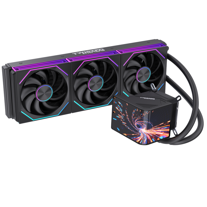 Twisted Minds VISION360 Gaming CPU Cooler - Black - TM-VISION360-B