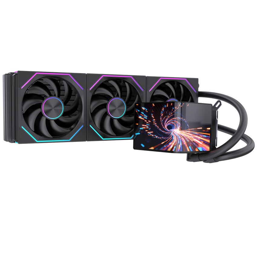 Twisted Minds VISION360 Gaming CPU Cooler - Black - TM-VISION360-B