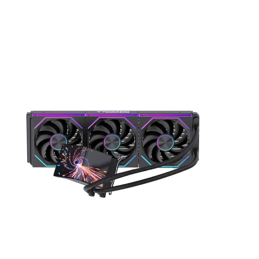 Twisted Minds VISION360 Gaming CPU Cooler - Black - TM-VISION360-B