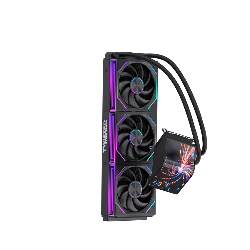 Twisted Minds VISION360 Gaming CPU Cooler - Black - TM-VISION360-B
