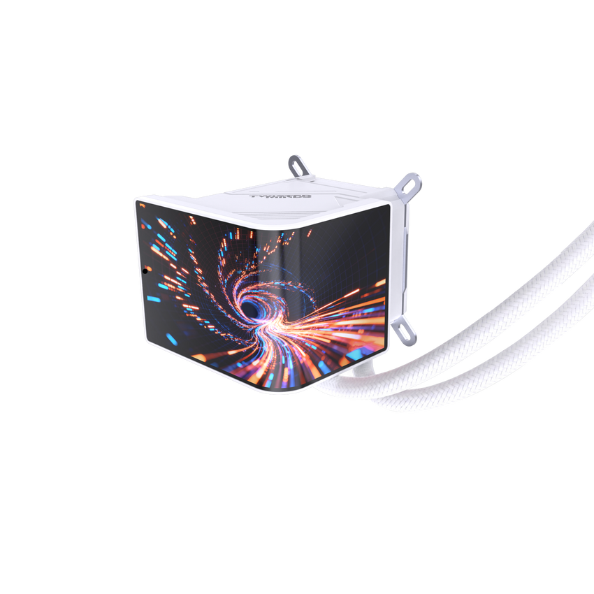 Twisted Minds VISION360 Gaming CPU Cooler - White - TM-VISION360-W