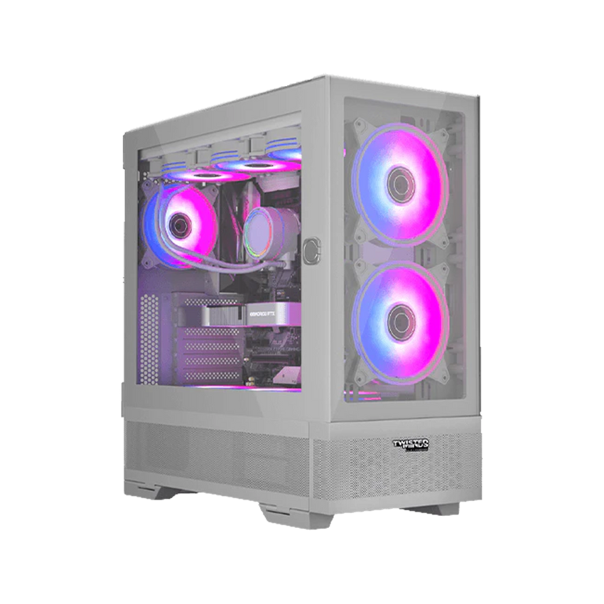 Twisted Minds Minimalist -04 Mid Tower Gaming Case - White - TM-X5-W