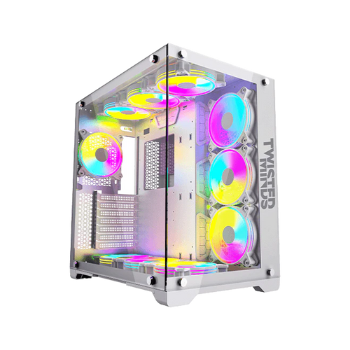 Twisted Minds Bullet-07 Mid Tempered Glass Mid Tower Gaming Case - TM1-W-S