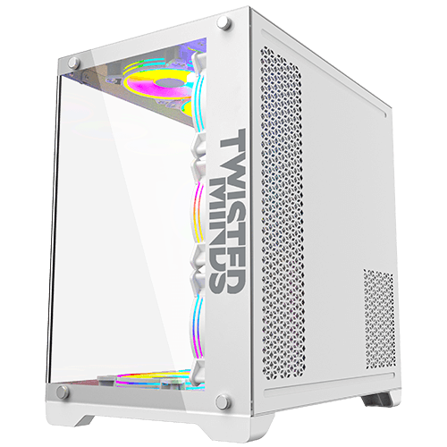 Twisted Minds Bullet-07 Mid Tempered Glass Mid Tower Gaming Case - TM1-W-S