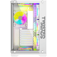 Twisted Minds Bullet-07 Mid Tempered Glass Mid Tower Gaming Case - TM1-W-S