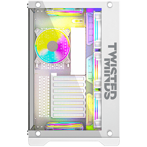 Twisted Minds Bullet-07 Mid Tempered Glass Mid Tower Gaming Case - TM1-W-S