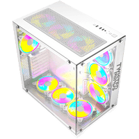Twisted Minds Bullet-07 Mid Tempered Glass Mid Tower Gaming Case - TM1-W-S