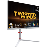 Twisted Minds Frost Series 27" FHD - 180HZ 0.5MS Fast IPS HDMI 2.1 Gaming Monitor - White