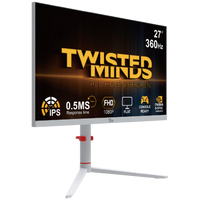 Twisted Minds Frost Series 27" FHD - 360HZ 0.5MS Fast IPS HDMI 2.1 Gaming Monitor - White