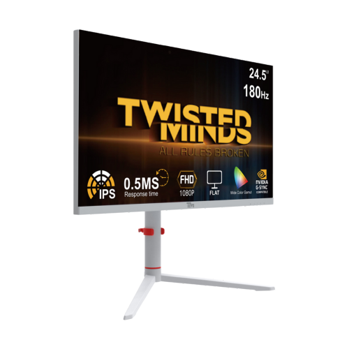 Twisted Minds Blaze Series Flat  24" FHD - 180HZ 0.5 MS Fast IPS HDMI 2.1 Gaming Monitor