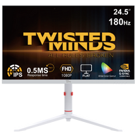 Twisted Minds Blaze Series Flat  24" FHD - 180HZ 0.5 MS Fast IPS HDMI 2.1 Gaming Monitor